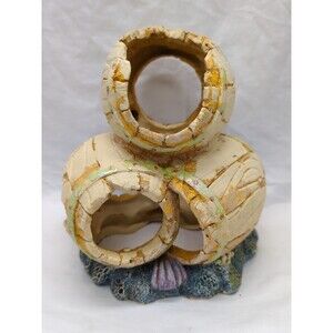Aquarium Barrels Fish Tank Decoration 4" X 3" X 5"